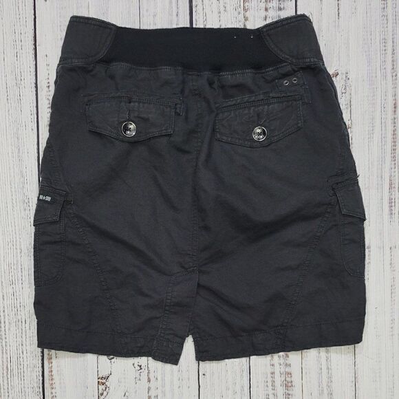 Converse One Star Women's Size 6 Linen & Cotton Cargo Skater Midi Skirt - Picture 3 of 8